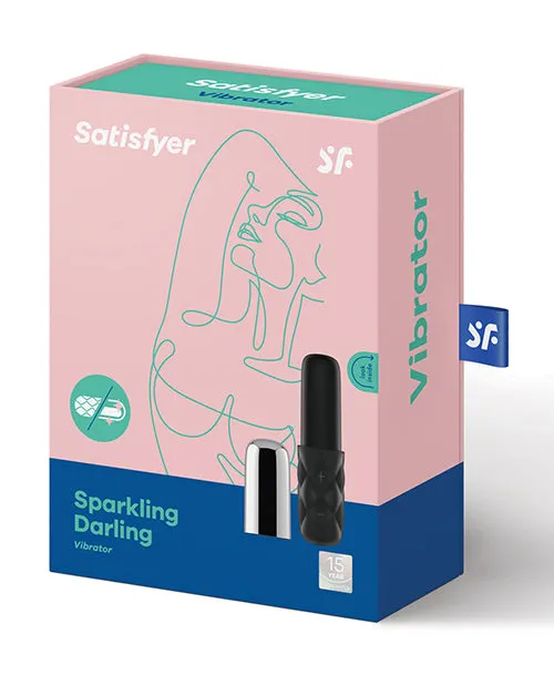 Anal Satisfyer Satisfyer Mini Sparkling Darling BlackSilver Anal Satisfyer Satisfyer Mini Sparkling Darling BlackSilver