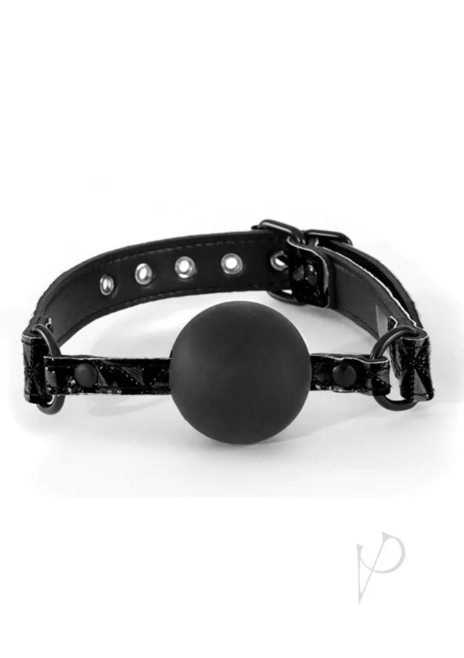 Anal Sinful By Ns Novelties Sinful Silicone Ball Gag Black