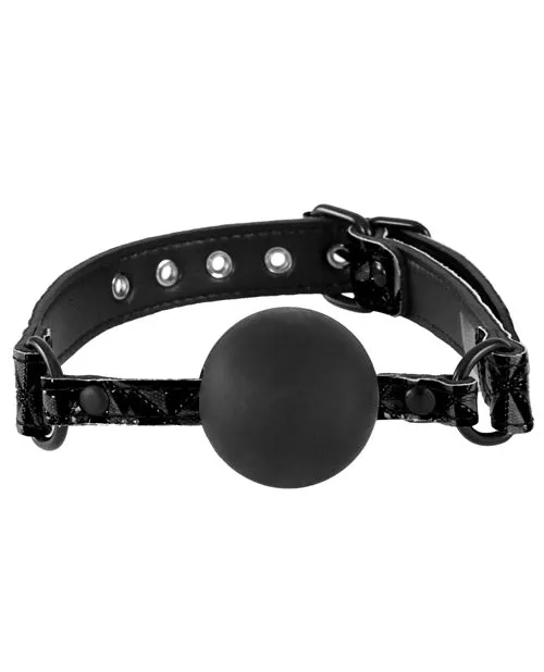 Anal Sinful By Ns Novelties Sinful Silicone Ball Gag Black