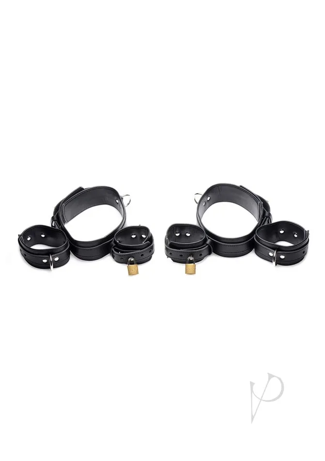 Anal Strict FrogTie Restraint Set Black Strict