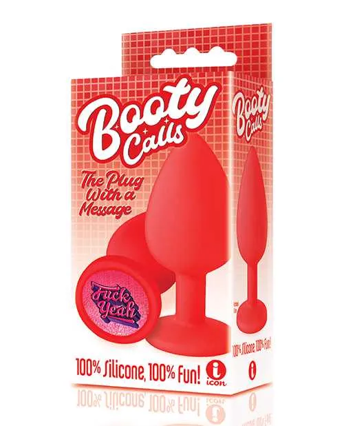 Anal The 9s The 9s Booty Talk Silicone Butt Plug F Yeah Red Anal The 9s The 9s Booty Talk Silicone Butt Plug F Yeah Red