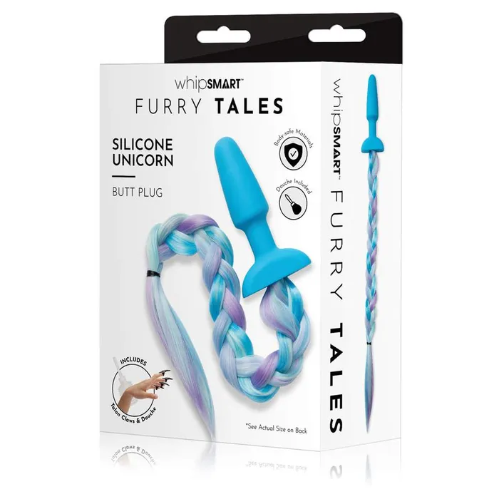 Anal WhipSmart Furry Tales Silicone Unicorn Butt Plug WhipSmart