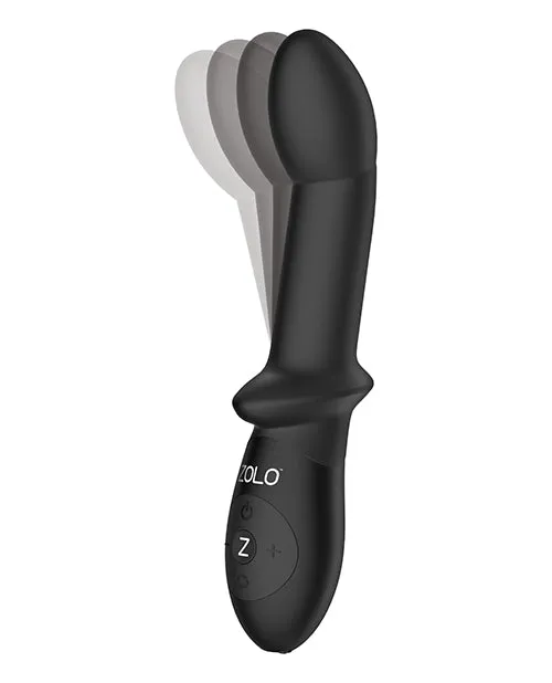 Anal Zolo ZOLO PSpot Beaded Silicone Rechargeable Anal Vibrator Black Anal Zolo ZOLO PSpot Beaded Silicone Rechargeable Anal Vibrator Black