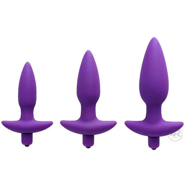 Aria Vibrating Silicone Butt Plug Vogue Anal