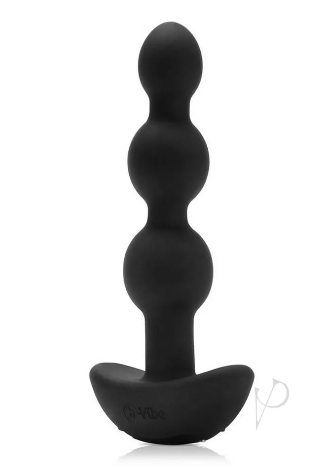 B Vibe Anal BVibe Triplet Anal Beads Rechargeable Silicone Beads with Remote Control Black B Vibe Anal BVibe Triplet Anal Beads Rechargeable Silicone Beads with Remote Control Black