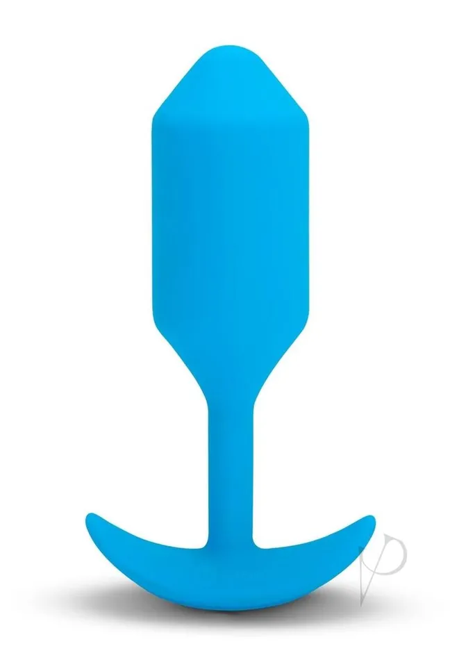 B Vibe Anal BVibe Vibrating Snug Plug Rechargeable Silicone Anal Plug Large Blue
