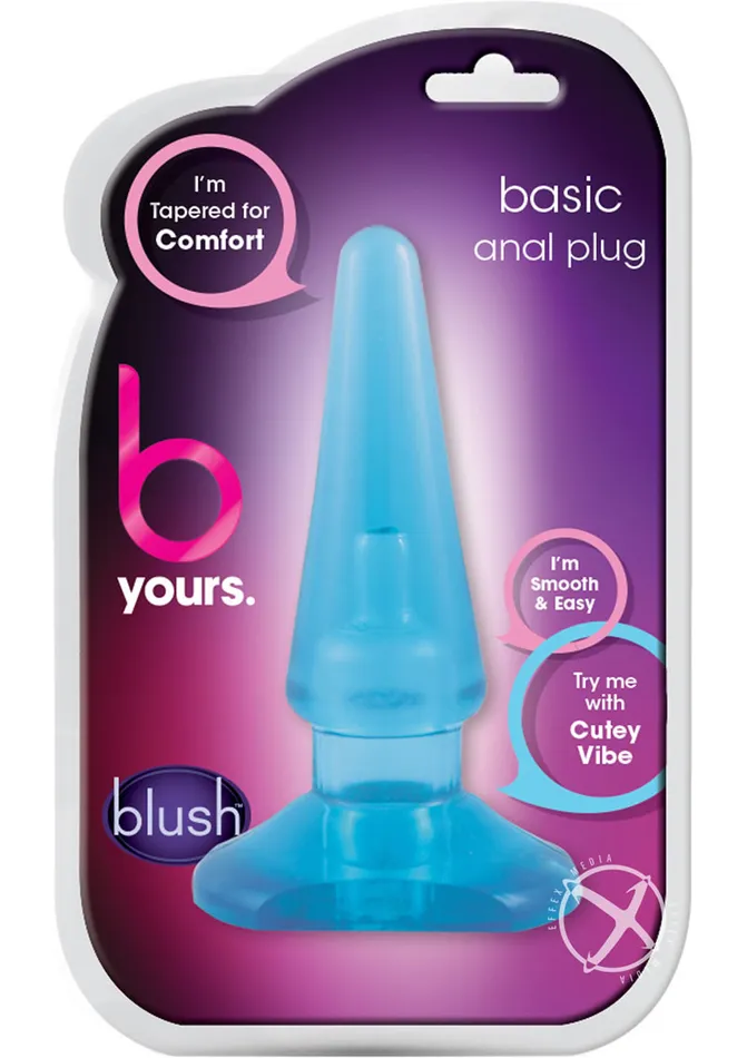 B Yours Basic Butt Plug Blue B Yours Anal