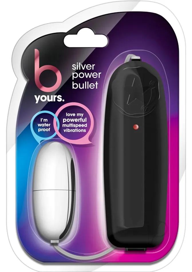 B Yours Female Sex Toys B Yours Silver Power Bullet with Wired Remote Control Black B Yours Female Sex Toys B Yours Silver Power Bullet with Wired Remote Control Black
