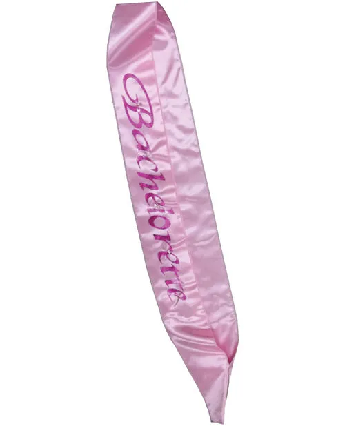 Bachelorette Flashing Sash Pink Omg International Vibrators