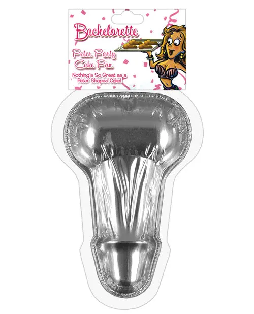 Bachelorette Peter Party Cake Pan 5in 6 per pack Bachelorette Enhancers