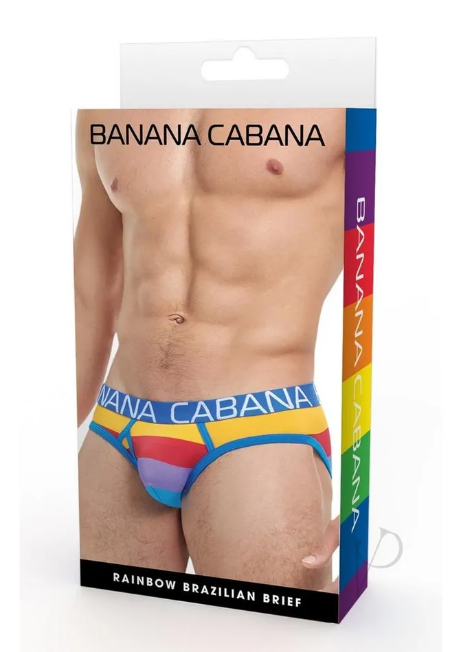 Banana Cabana Brief SmallMedium Rainbow Banana Cabana Female Sex Toys