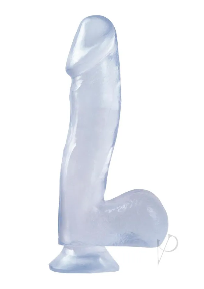 Basix Rubber Works Dildos Basix Rubber Works 65in Dong with Suction Cup Waterproof Clear
