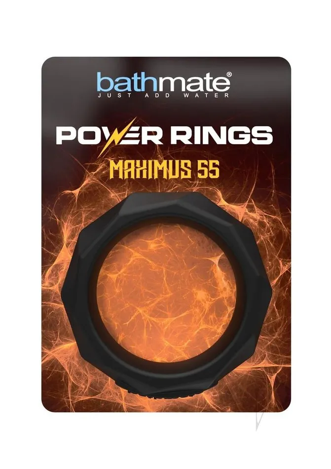 Bathmate Power Ring Maximus 55 Silicone Cock Ring Black Bathmate Male Sex Toys Bathmate Power Ring Maximus 55 Silicone Cock Ring Black Bathmate Male Sex Toys