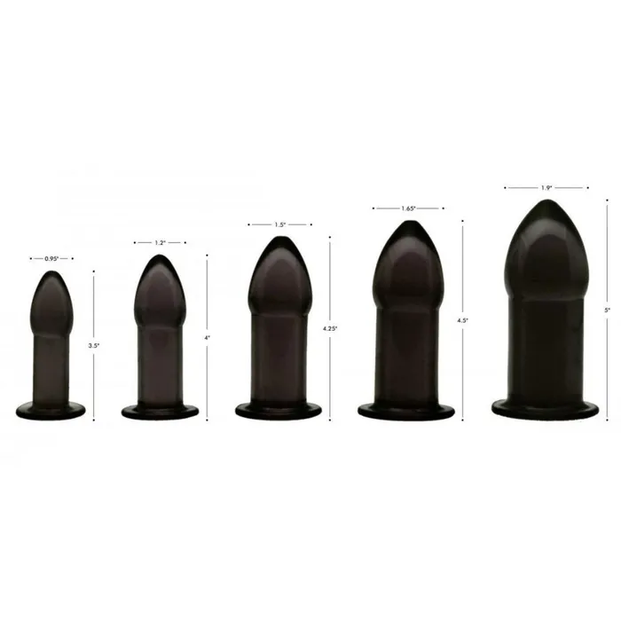 Black Anal Dilator Kit Master Series Anal