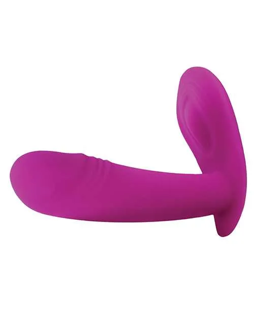 Bliss Power Punch USB Magnetic Rechargeable Silicone Dual Vibrator with Remote Control Pink Bliss By Hott Products Female Sex Toys