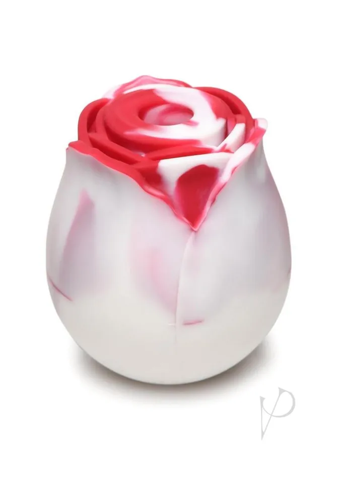 Bloomgasm Vibrators Bloomgasm The Rose Lovers Gift Box RedWhite Swirl
