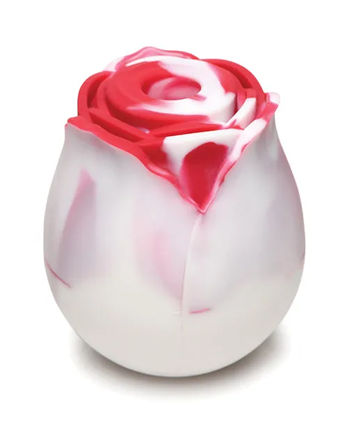 Bloomgasm Vibrators Bloomgasm The Rose Lovers Gift Box RedWhite Swirl