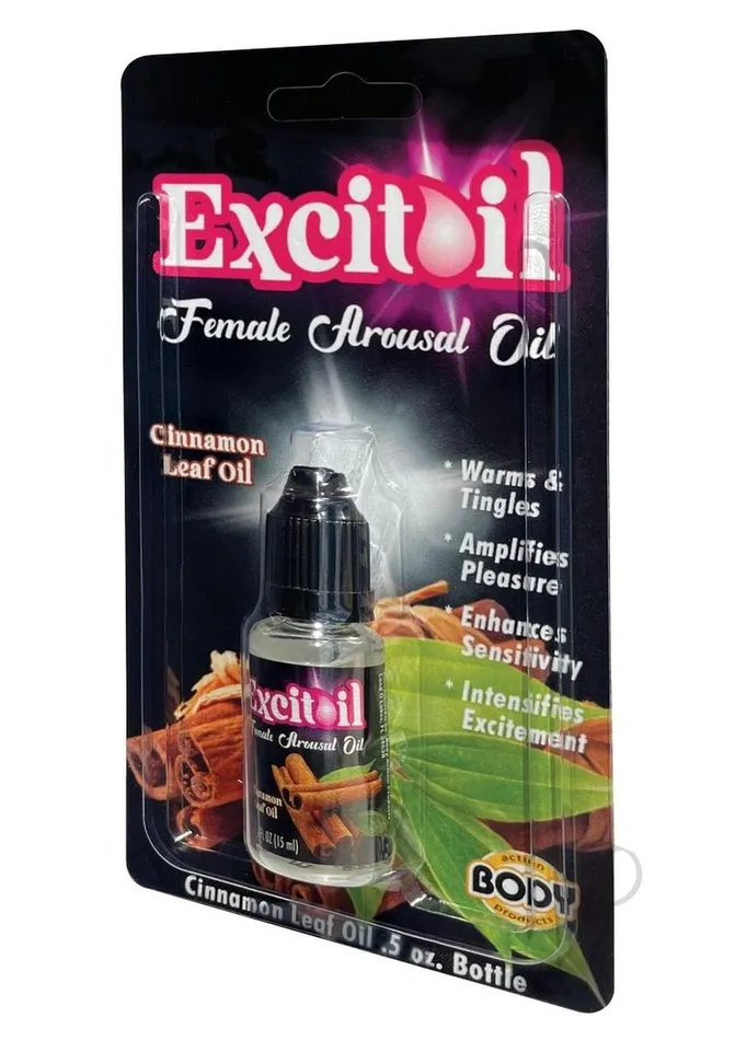Body Action Products Couples Excitoil Cinnamon Arousal Oil 5oz Carded