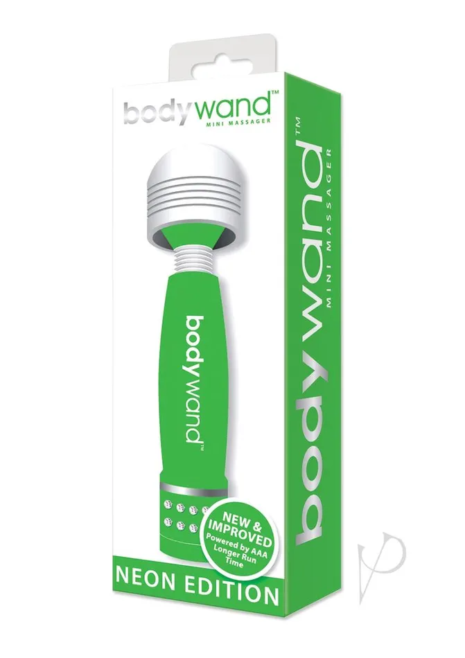 Bodywand Female Sex Toys Bodywand Mini Wand Massager Neon Edition Green