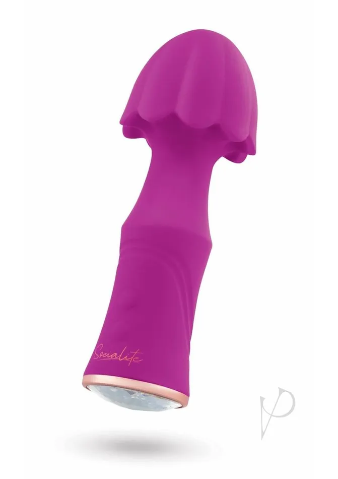 Bodywand Socialite Pacha Rechargeable Silicone Wand PurpleGold Bodywand Vibrators Bodywand Socialite Pacha Rechargeable Silicone Wand PurpleGold Bodywand Vibrators