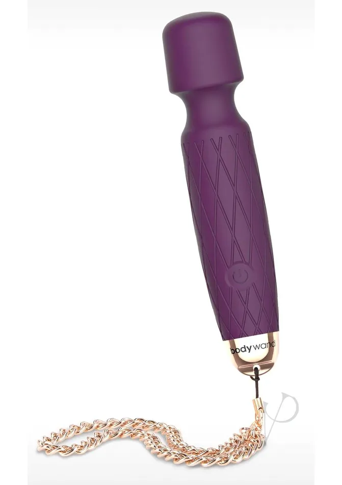 Bodywand Vibrators Bodywand Luxe Mini Wand Rechargeable Silicone Wand Massager Purple