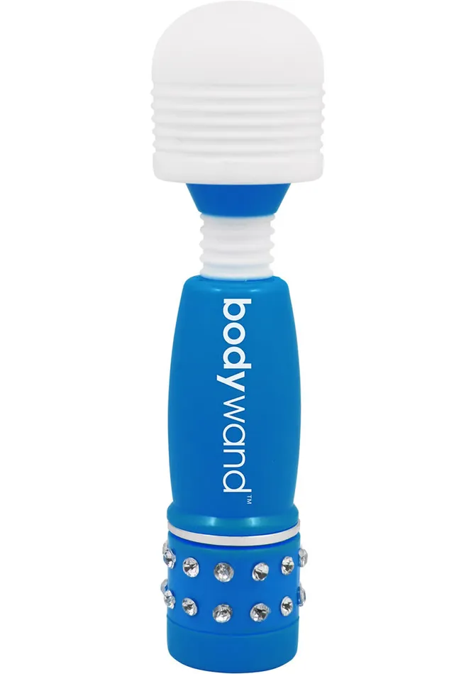 Bodywand Vibrators Bodywand Mini Wand Massager Neon Edition Blue Bodywand Vibrators Bodywand Mini Wand Massager Neon Edition Blue