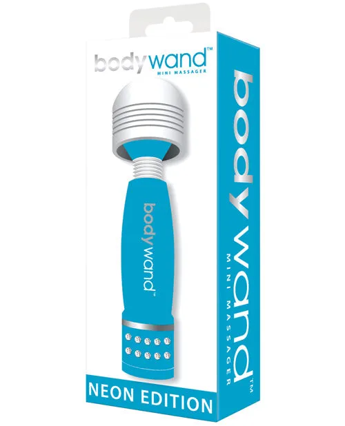 Bodywand Vibrators Bodywand Mini Wand Massager Neon Edition Blue Bodywand Vibrators Bodywand Mini Wand Massager Neon Edition Blue