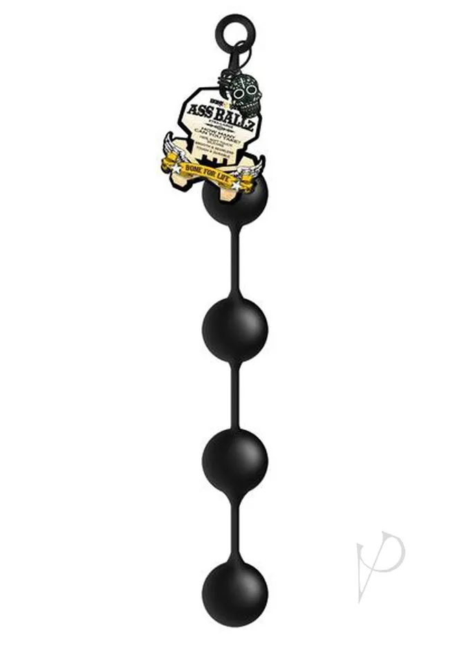 Boneyard Boneyard Silicone Ass Ballz Anal Beads Extra Large Black Anal