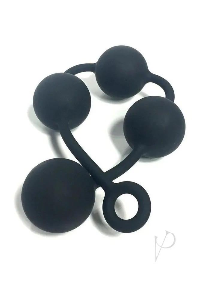 Boneyard Boneyard Silicone Ass Ballz Anal Beads Extra Large Black Anal
