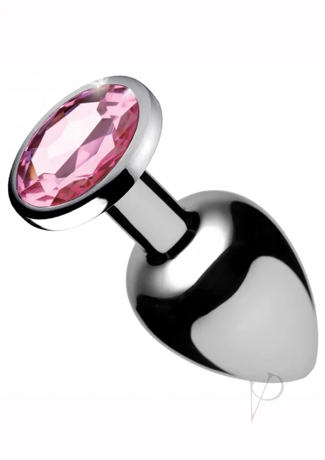 Booty Sparks Pink Gem Medium Anal Plug Pink Booty Sparks Anal