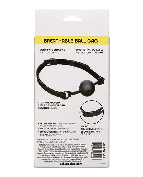 Boundless Breathable Ball Gag Black Boundless Anal Boundless Breathable Ball Gag Black Boundless Anal