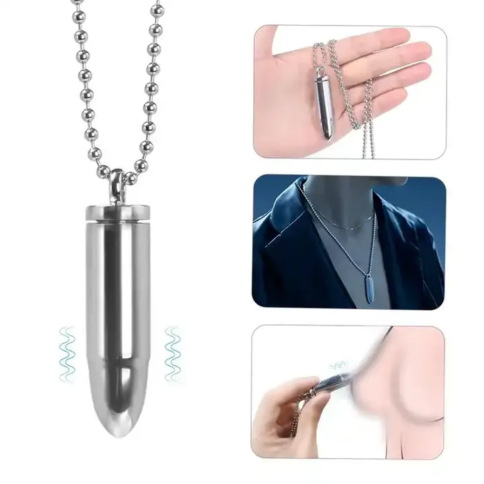 Bullet Pendant Necklace Vibrator Wild Night Fantasies Female Sex Toys