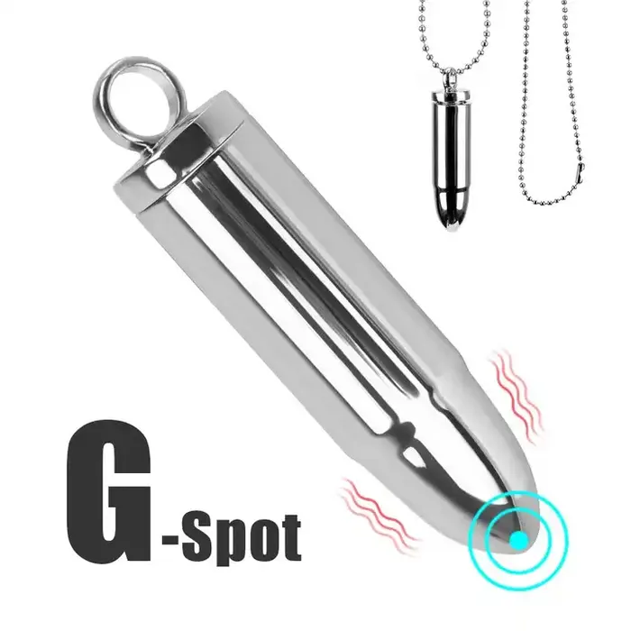Bullet Pendant Necklace Vibrator Wild Night Fantasies Female Sex Toys