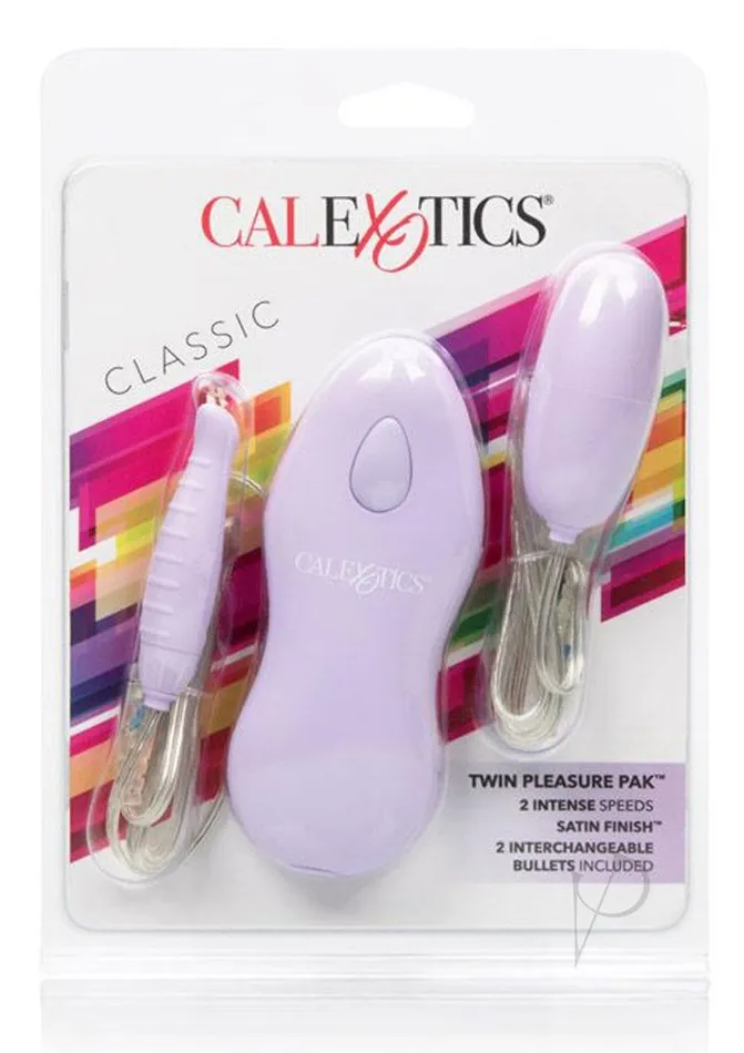 Bullets Female Sex Toys Twin Pleasure Pack Bullet 2 Pack with Wired Remote Control Purple Bullets Female Sex Toys Twin Pleasure Pack Bullet 2 Pack with Wired Remote Control Purple