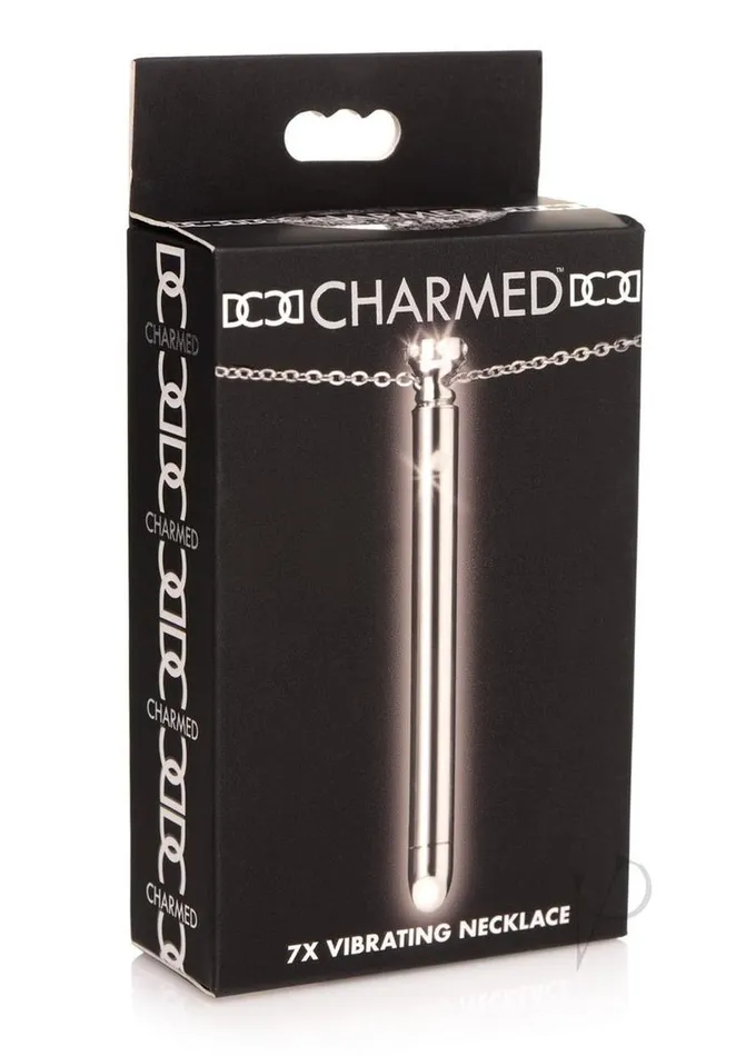 Charmed Anal Charmed Rechargeable Stainless Steel 7X Vibrating Necklace Silver Charmed Anal Charmed Rechargeable Stainless Steel 7X Vibrating Necklace Silver