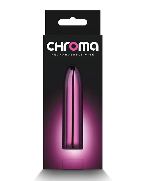 Chroma Chroma Petite Bullet Rechargeable Vibrator Pink Vibrators Chroma Chroma Petite Bullet Rechargeable Vibrator Pink Vibrators