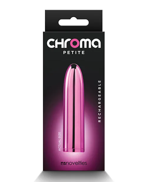 Chroma Chroma Petite Bullet Rechargeable Vibrator Pink Vibrators Chroma Chroma Petite Bullet Rechargeable Vibrator Pink Vibrators