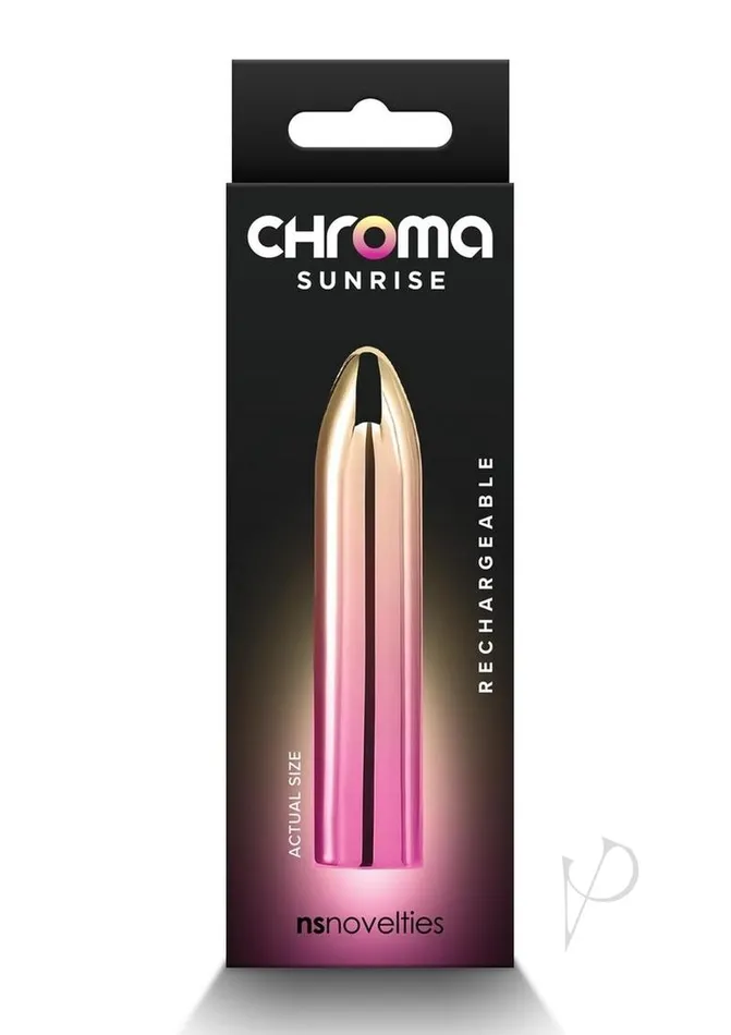 Chroma Sunrise Rechargeable Vibrator Medium Multicolor Chroma Female Sex Toys Chroma Sunrise Rechargeable Vibrator Medium Multicolor Chroma Female Sex Toys