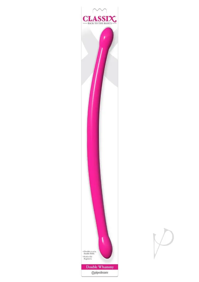 Classix Double Whammy Double Dildo 1725in Pink Classix Dildos