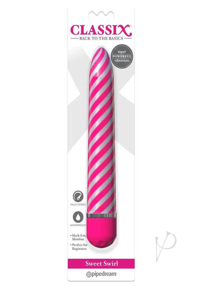 Classix Vibrators Classix Sweet Swirl Vibrator Pink