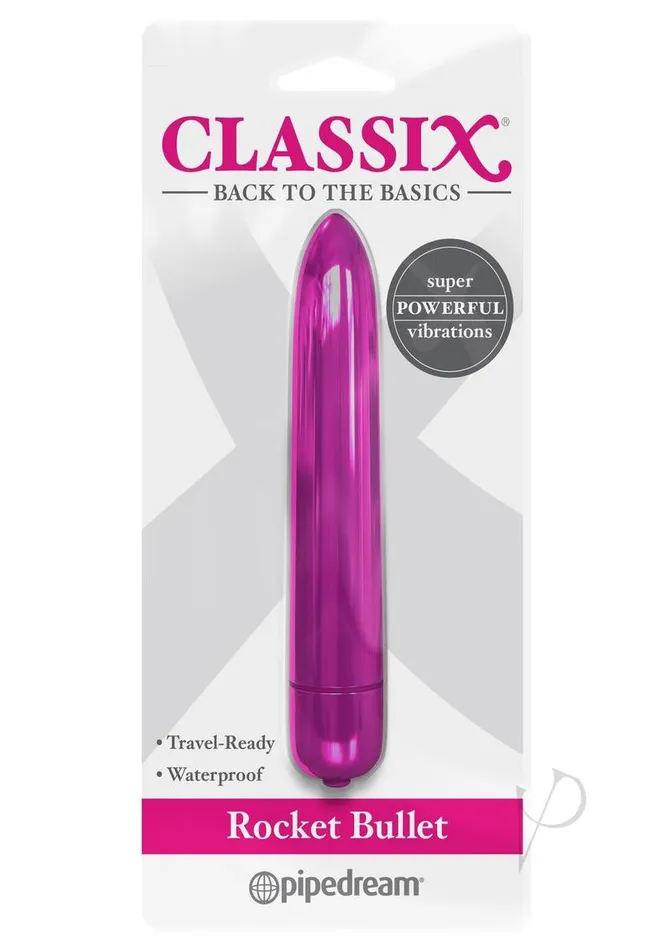 Classix Vibrators Classix Vibrating Rocket Bullet Pink