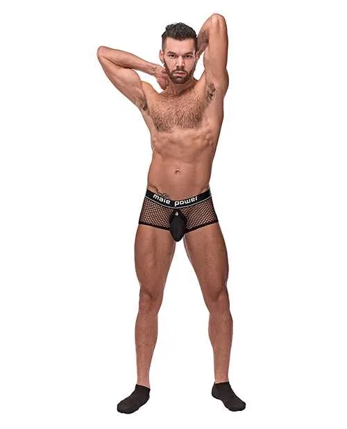 Cock Pit Fishnet Mini Cock Ring Short Black LG Male Power Male Sex Toys Cock Pit Fishnet Mini Cock Ring Short Black LG Male Power Male Sex Toys