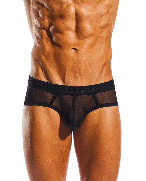 Cocksox Female Sex Toys Cocksox Mesh Contour Pouch Sports Brief Nero S