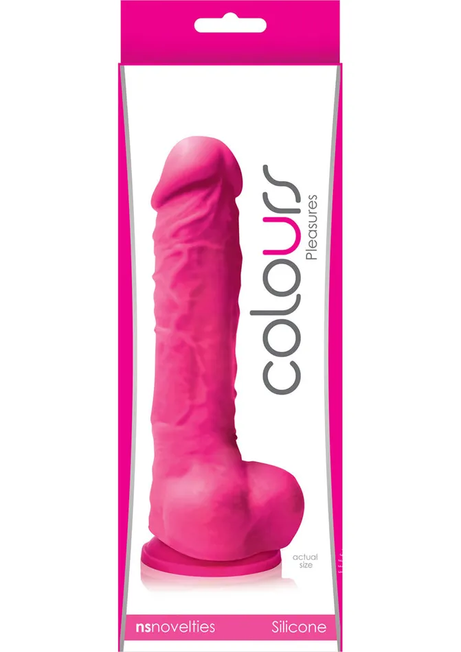 Colours Dildos Colours Pleasures Silicone Dildo 5in Pink
