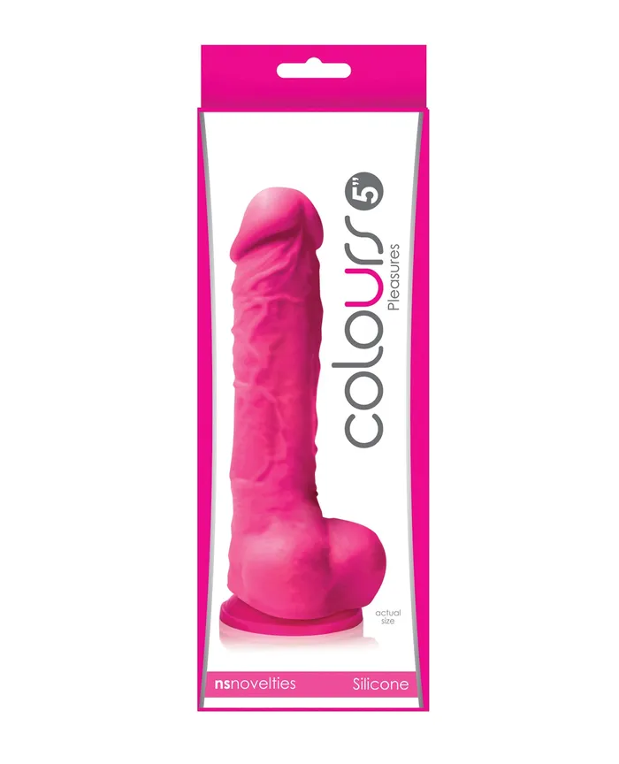 Colours Dildos Colours Pleasures Silicone Dildo 5in Pink