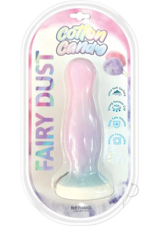 Cotton Candy Fairy Dust Mini Dildo MultiColor Hott Products Dildos