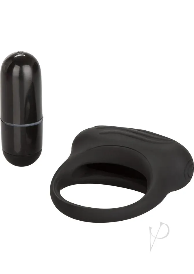 Couples Enhancers Couples Silicone Lovers Arouser Silicone Vibrating Cock Ring Black