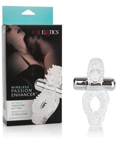 Couples Enhancers Male Sex Toys Passion Enhancer Vibrating Cock Ring Cock Ring with Clitoral Stimulation Clear
