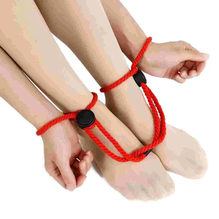 Couples Bondage Ankle and Wrist Rope Wild Night Fantasies