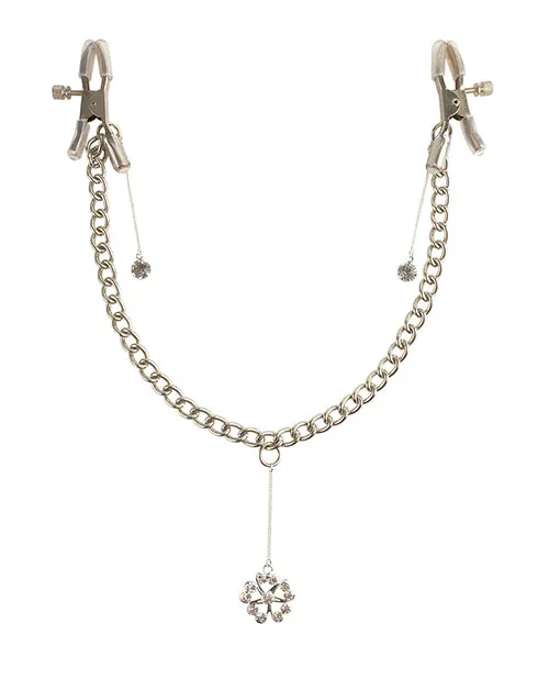 Couples Fetish Fantasy Series Fetish Fantasy Series Crystal Nipple Clamps Silver Couples Fetish Fantasy Series Fetish Fantasy Series Crystal Nipple Clamps Silver